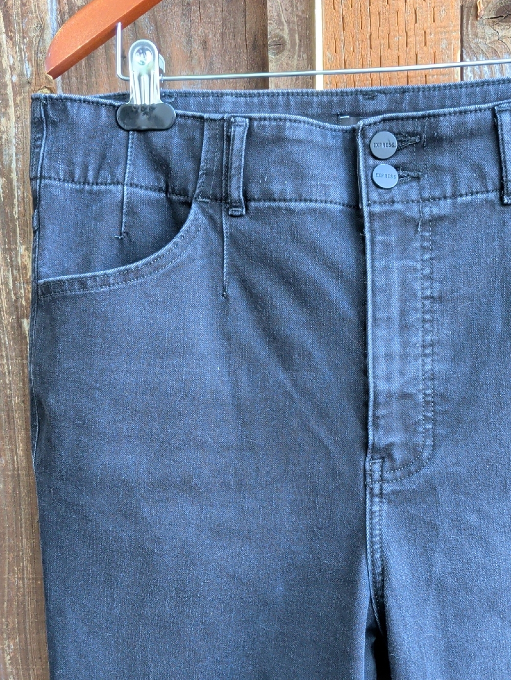 EXPRESS Slim Super High Rise Jeans Size 14 - Picture 3 of 15